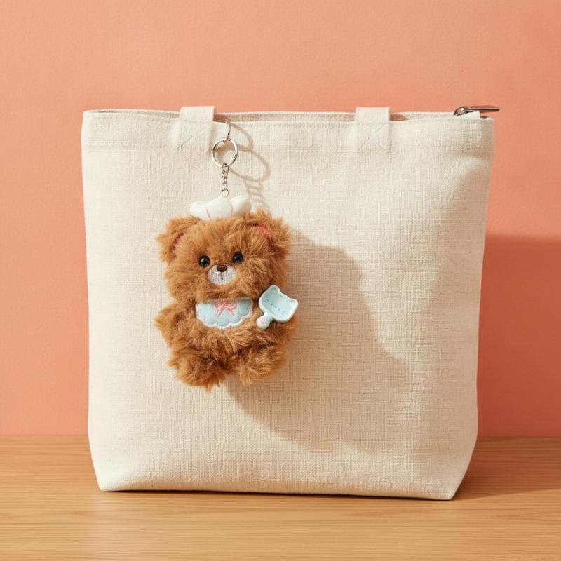 Laptop Accessories Bag - 1 szt. Miękki pluszowy brelok w