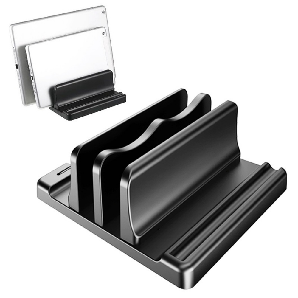 Laptop Stand Riser - Pojedynczy/Podwójny Pionowy Stojak na Laptopa Regulowany