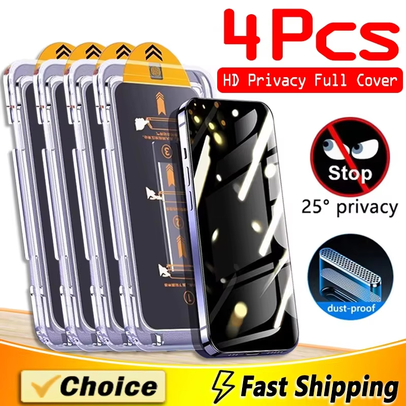 Privacy Screen Filter - 1-4 SZT. Szkło Hartowane Ochronne na