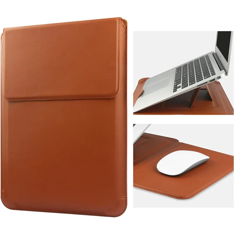 Laptop Accessories Bag - Przenośny skórzany pokrowiec na laptopa do