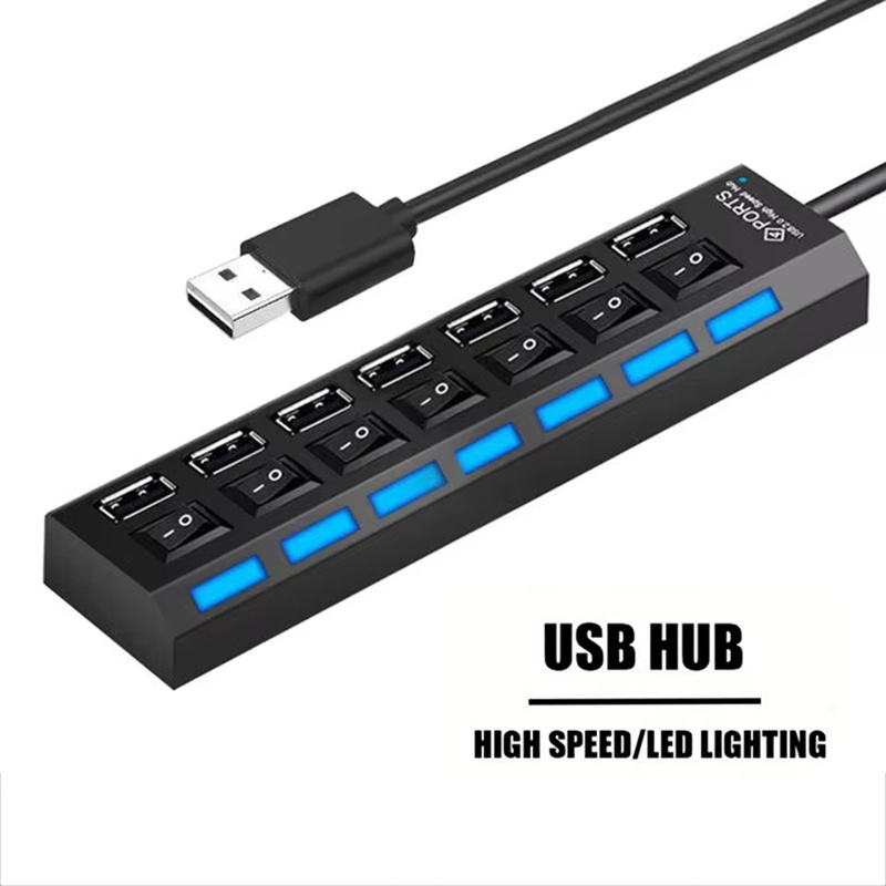 Laptop Accessories Usb - Rozdzielacz USB 2.0 z 7 portami