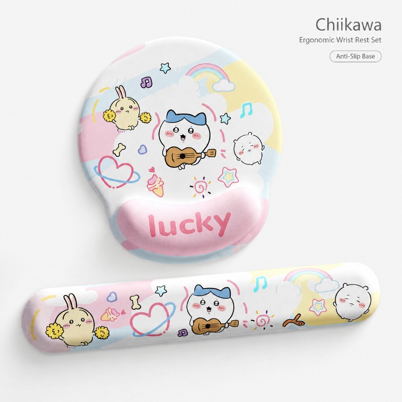 Keyboard Laptop Accessories - Urocza podkładka pod mysz Chiikawa z