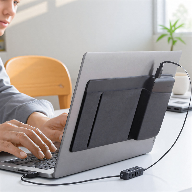 Laptop Accessories Bag - Samoprzylepna torba na myszkę, torba na