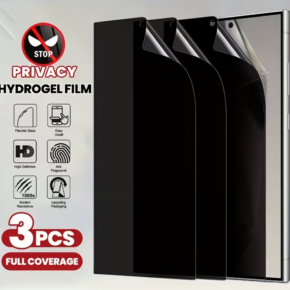 Privacy Screen Filter - 3 SZTUKI Folia Hydrożelowa Ochronna Prywatności