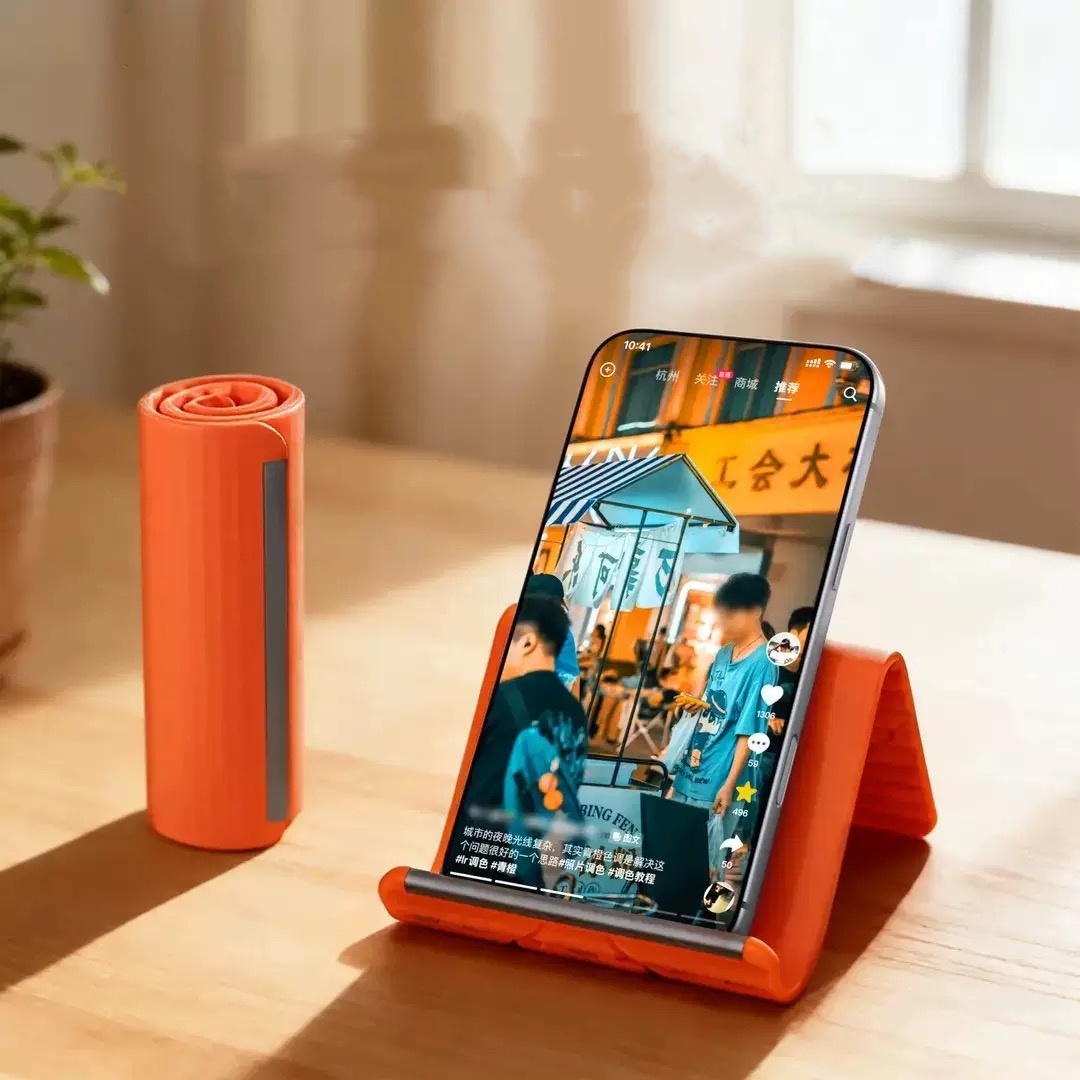 Laptop Accessory - Uniwersalny, przenośny silikonowy stojak na telefon,