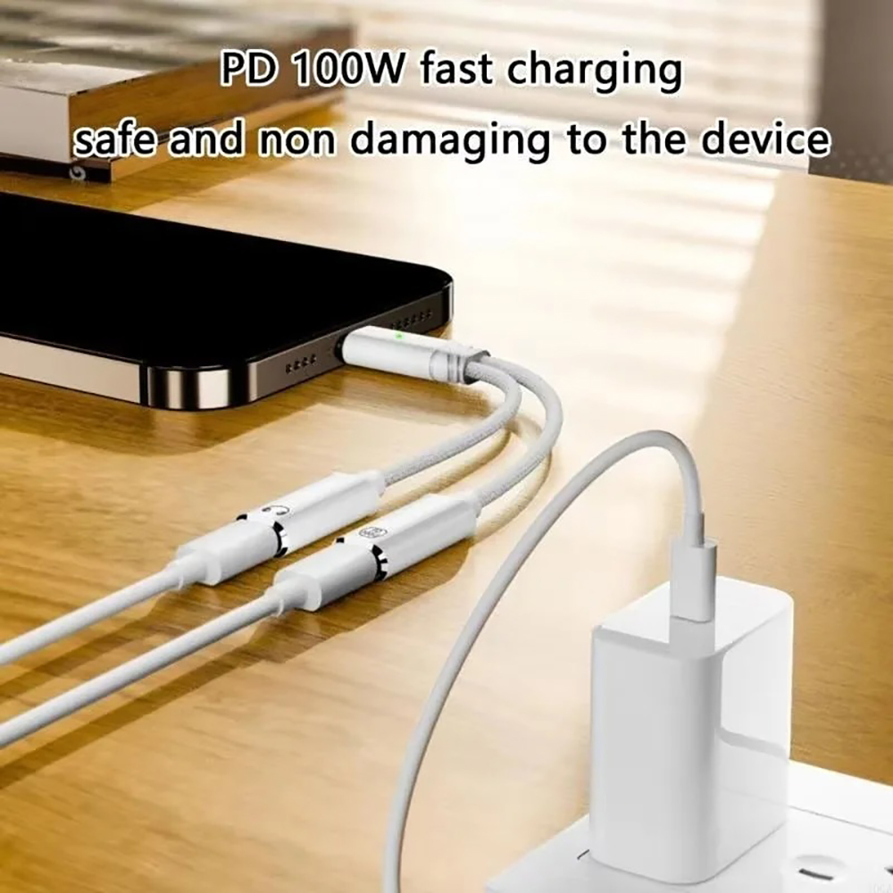 Adapter USB-C 2 w 1 z gniazdem – Laptop Accessories Usb recenzja i cena