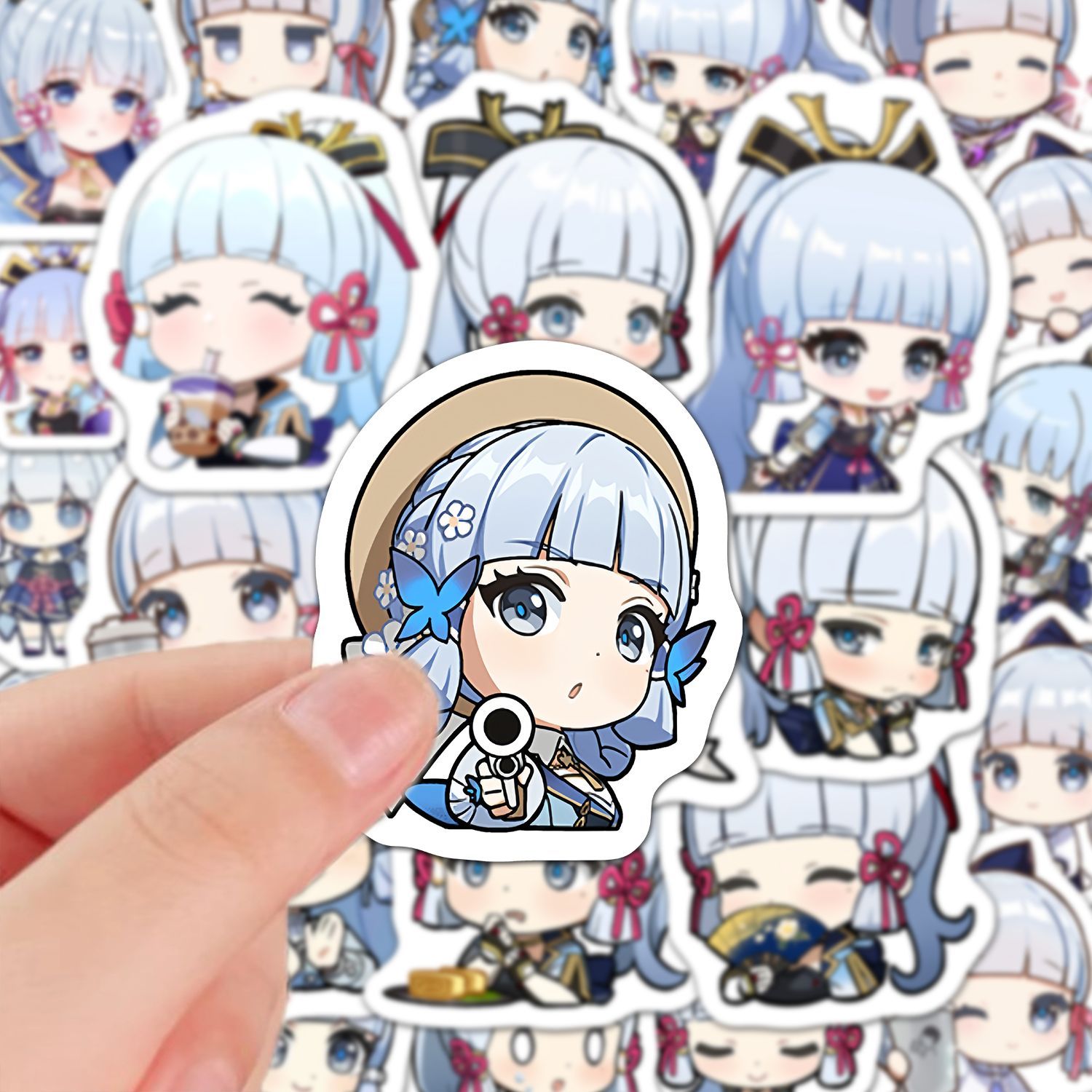 Kamisato Ayaka 60 szt. Naklejk – Laptop Accessory recenzja i cena