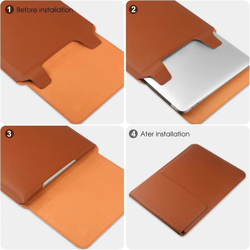 Przenośny skórzany pokrowiec n – Laptop Accessories Bag recenzja i cena