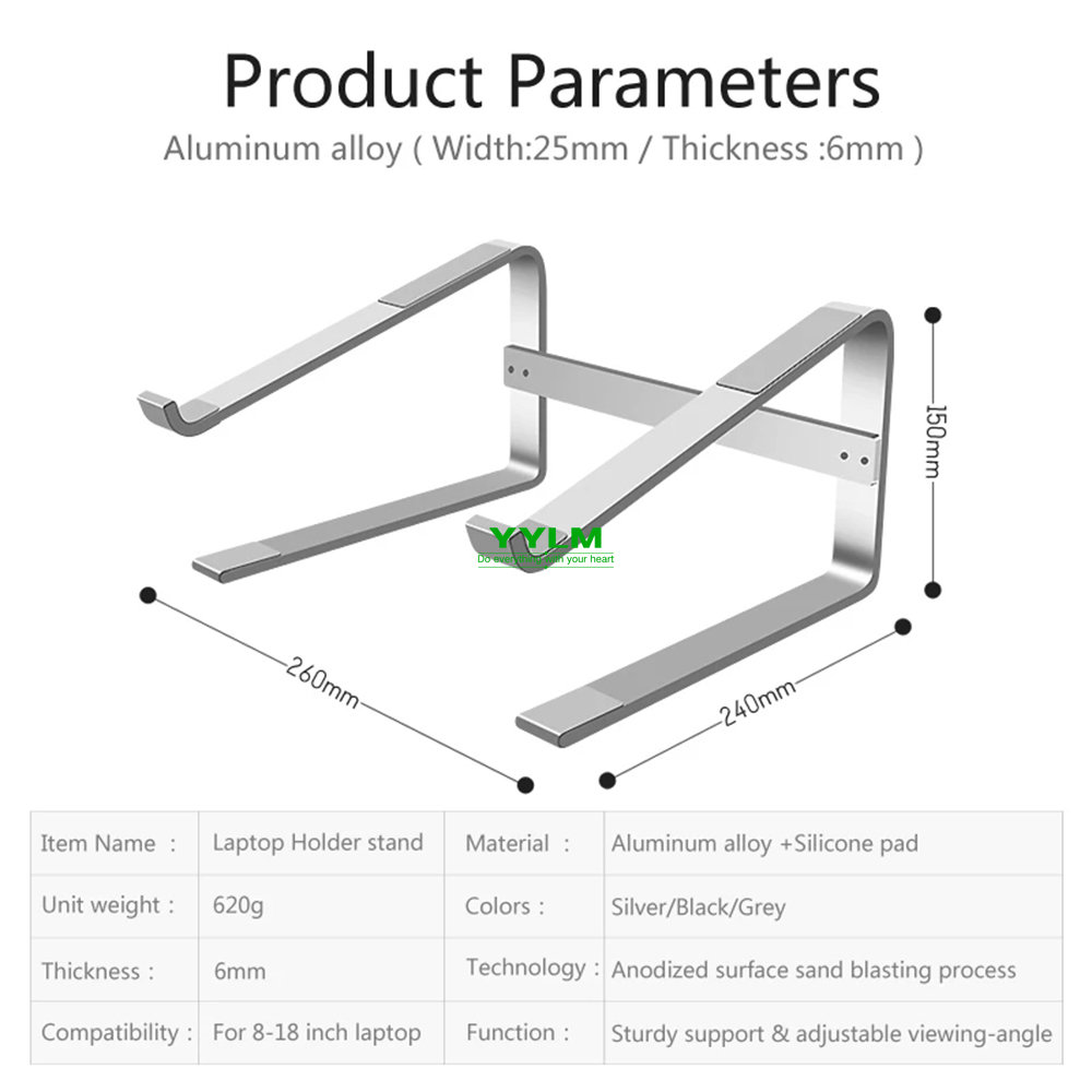 Aluminiowy stojak na laptopa U – Laptop Stand Riser recenzja i cena