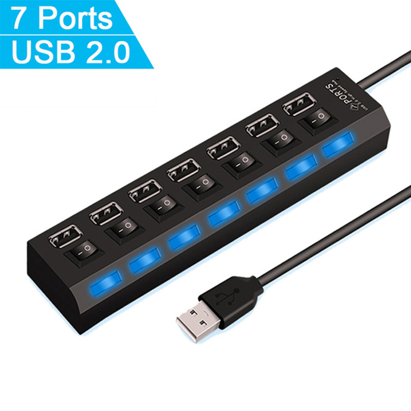 Rozdzielacz USB 2.0 z 7 portam – Laptop Accessories Usb recenzja i cena