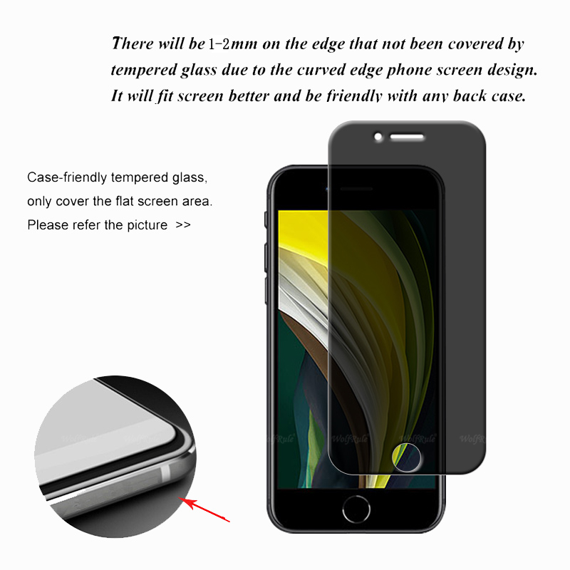 1-4 sztuki dla iPhone SE 2022  – Privacy Screen Filter recenzja i cena